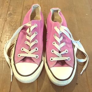 Purple Converse Sneakers, Size 6